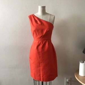 J. Crew Misha Dress, Tangerine, S